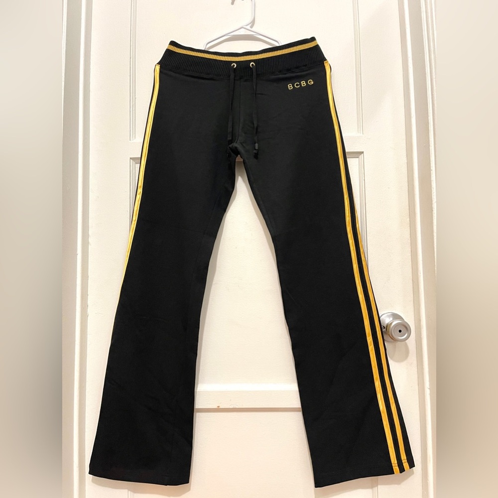 BCBG Max Azria Black & Gold Joggers